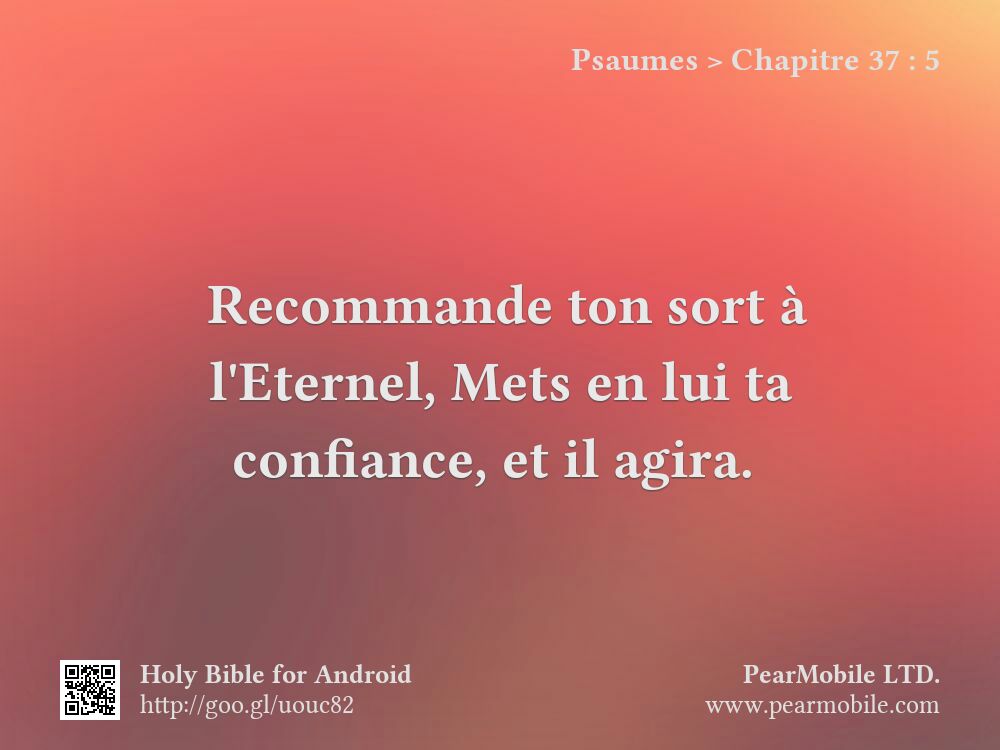 Psaumes, Chapitre 37:5
